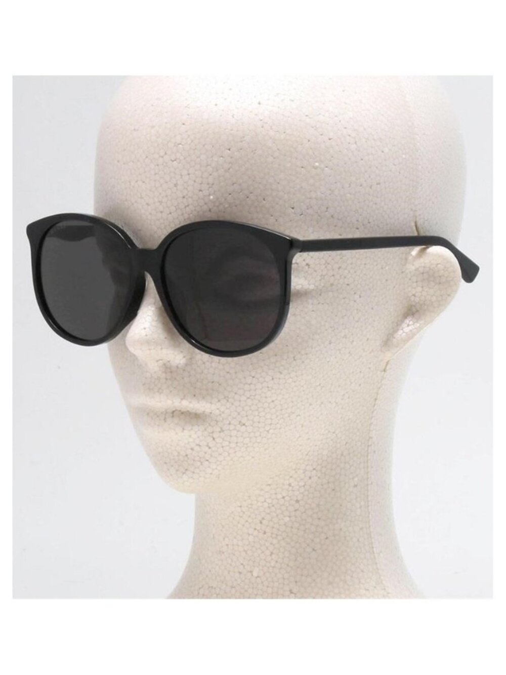 GUCCI WOMENS ROUND SHINY BLACK SUNGLASSES GG0261SA-30002353-001 - Picture 8 of 8